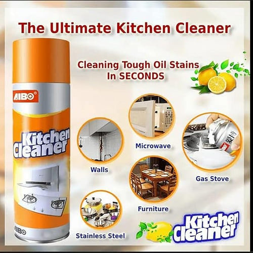 Multi-Purpose Foam Kitchen Cleaner Spray – Grease & Oil Stain Remover with Fragrance | 1 Pack