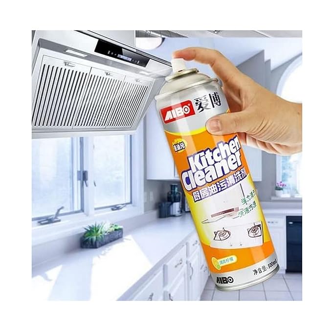 Multi-Purpose Foam Kitchen Cleaner Spray – Grease & Oil Stain Remover with Fragrance | 1 Pack